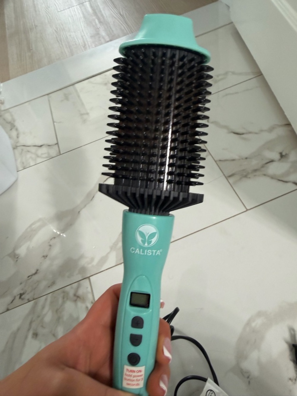 Calista Mint Green Hot Air Styling Brush for Women